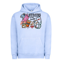 Pigment Grape Ice nursing in my heart Urban Hoodie - RacoonDesign