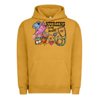 Pigment Peanut Butter nursing in my heart Urban Hoodie - RacoonDesign