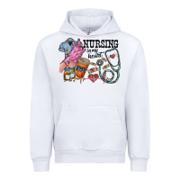 White nursing in my heart Urban Hoodie - RacoonDesign