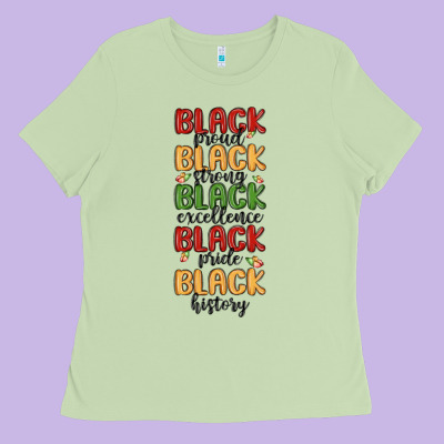 Black History Ladies Tee Designed By Maliassmallbusiness