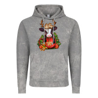 Cloud Rock christmas baby cow hot cocoa Vintage Hoodie - Jasminsmagicworld