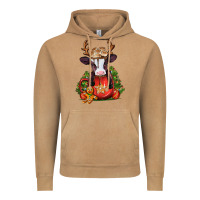 Vintage Camel christmas baby cow hot cocoa Vintage Hoodie - Jasminsmagicworld