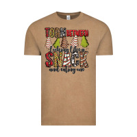 Vintage Coffee torn between looking like a snack and eating one christmas cake Vintage Tee - Jasminsmagicworld
