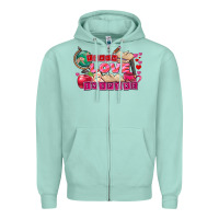 Seafoam Valentine's Day teach love inspire Zipper Hoodie - FaDigitalArtStudio