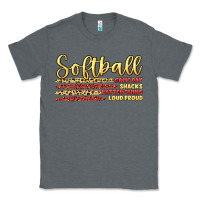 Charcoal Heather softball game day Classic Tee - Artiststas