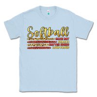 Dusty Blue softball game day Classic Tee - Artiststas