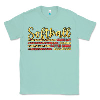 Seafoam softball game day Classic Tee - Artiststas
