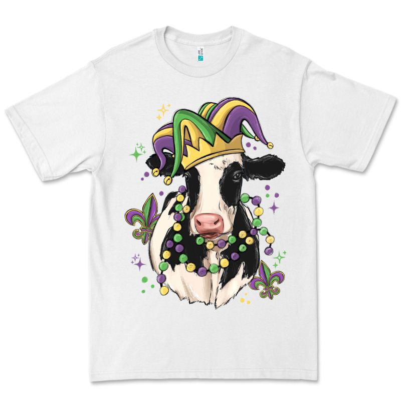 Mardi Gras Cow Premium Tee by MaliasSmallBusiness | Teevron