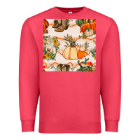 Cardinal fall heifer seamless pattern Premium Sweatshirt - BundleAndBundleShop
