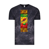 Cloud Black juneteenth pen wrap Vintage Tee - BarkalooDesign