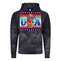 Cloud Black usa hot dog Vintage Hoodie - BarkalooDesign