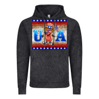 Vintage Black usa hot dog Vintage Hoodie - BarkalooDesign