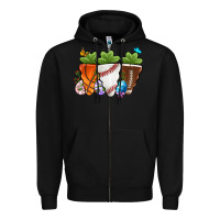 Black Easter Day Sports Easter sports carrots Zipper Hoodie - OliviaCreatesArt