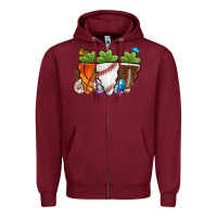 Easter Day Sports Easter Sports Carrots Zipper Hoodie | Teevron