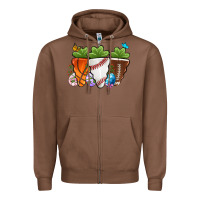 Chestnut Easter Day Sports Easter sports carrots Zipper Hoodie - OliviaCreatesArt