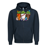 Navy Easter Day Sports Easter sports carrots Zipper Hoodie - OliviaCreatesArt