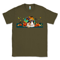 Army Green Halloween Guinea Pig Classic Tee - LillyAllenDesigns