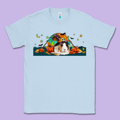 Halloween Guinea Pig Classic Tee Designed By Lillyallendesigns