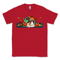 Red Halloween Guinea Pig Classic Tee - LillyAllenDesigns