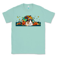 Seafoam Halloween Guinea Pig Classic Tee - LillyAllenDesigns