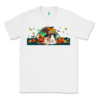 White Halloween Guinea Pig Classic Tee - LillyAllenDesigns