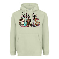 Matcha Let's Go Girls Heavyweight Hoodie - FaDigitalArtStudio
