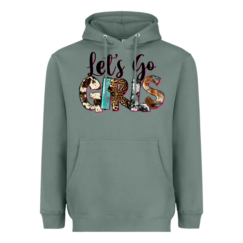 Let's Go Girls Heavyweight Hoodie by FaDigitalArtStudio | Teevron