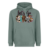 Sage Let's Go Girls Heavyweight Hoodie - FaDigitalArtStudio