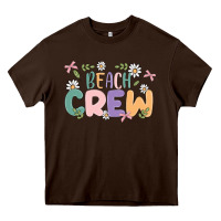Chocolate Brown beach crew Heavy Core Tee - MaliasSmallBusiness