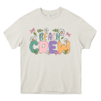Cream beach crew Heavy Core Tee - MaliasSmallBusiness