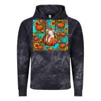 Cloud Black fall pumpkin lamb Vintage Hoodie - Jasminsmagicworld