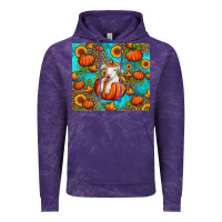 Cloud Purple fall pumpkin lamb Vintage Hoodie - Jasminsmagicworld