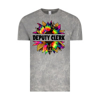 Cloud Rock deputy clerk tie dye sunflower Vintage Tee - Jasminsmagicworld