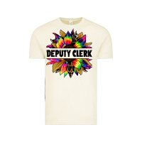 Vintage Arctic deputy clerk tie dye sunflower Vintage Tee - Jasminsmagicworld