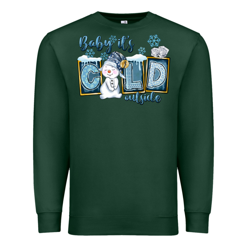Baby It's Cold Outside Premium Sweatshirt by FaDigitalArtStudio | Teevron