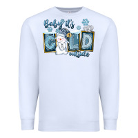 White Baby It's Cold Outside Premium Sweatshirt - FaDigitalArtStudio