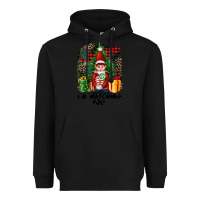 Black I'm Watching You Elf Heavyweight Hoodie - FaDigitalArtStudio