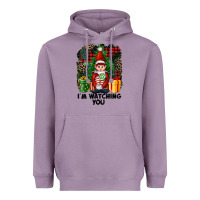 Lavender I'm Watching You Elf Heavyweight Hoodie - FaDigitalArtStudio