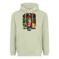 Matcha I'm Watching You Elf Heavyweight Hoodie - FaDigitalArtStudio