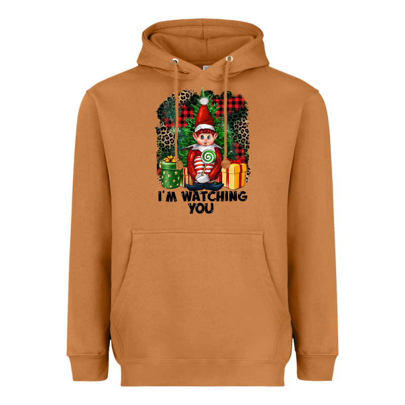 I'm Watching You Elf Heavyweight Hoodie by FaDigitalArtStudio | Teevron