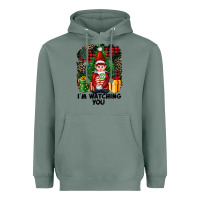 Sage I'm Watching You Elf Heavyweight Hoodie - FaDigitalArtStudio