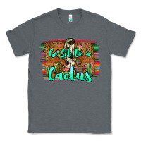 Charcoal Heather go sit on a cactus Classic Tee - JahusDesignShop