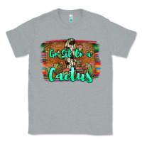 Heather Grey go sit on a cactus Classic Tee - JahusDesignShop