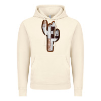 Vintage Artic Leather Cowhide Cactus Vintage Hoodie - RanaPortraitStore