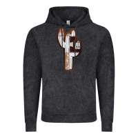 Vintage Black Leather Cowhide Cactus Vintage Hoodie - RanaPortraitStore