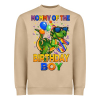 Mushroom mommy of the 5 th birthday boy t rex Heavyweight Sweatshirt - CowGirlArtShop