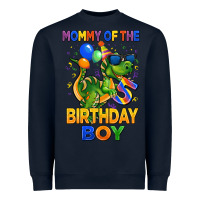 Navy mommy of the 5 th birthday boy t rex Heavyweight Sweatshirt - CowGirlArtShop