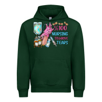 Forest Green nursing student tears Urban Hoodie - RacoonDesign