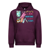 Mauve Wine nursing student tears Urban Hoodie - RacoonDesign