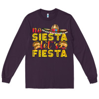 Plum No Siesta Let's Fiesta Long Sleeve Tee - texasbilliewilder